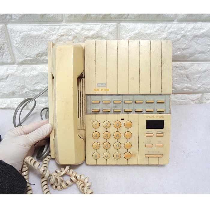 88년 오트론 녹음 전화기 중고전화기 옛날전화 옛날 교환용전화기